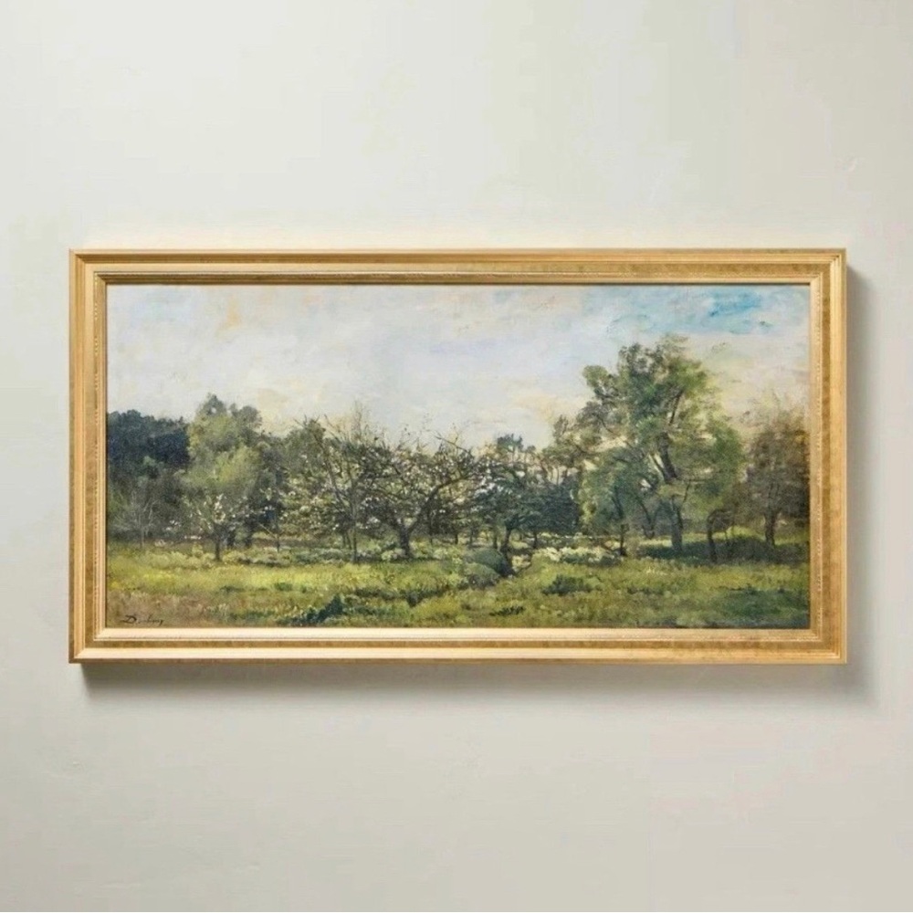 16"x30" Panoramic Landscape Framed Wall Art - Hearth & Hand™ with Magnolia